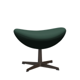 3127 Fotpall till Ägget, stativ i brun brons av Arne Jacobsen - Christianshavn - 1160 Dark Green Uni - Jacobsen Plus