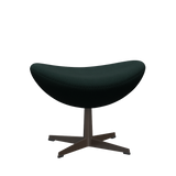 3127 Fotpall till Ägget, stativ i brun brons av Arne Jacobsen - Christianshavn - 1161 Dark Green - Jacobsen Plus