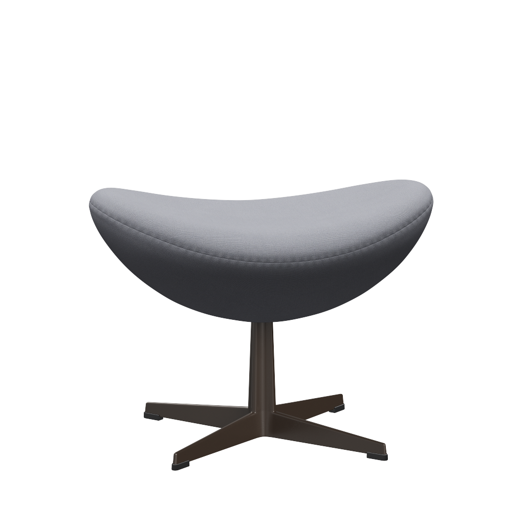 3127 Fotpall till Ägget, stativ i brun brons av Arne Jacobsen - Christianshavn - 1170 Light Grey Uni - Jacobsen Plus