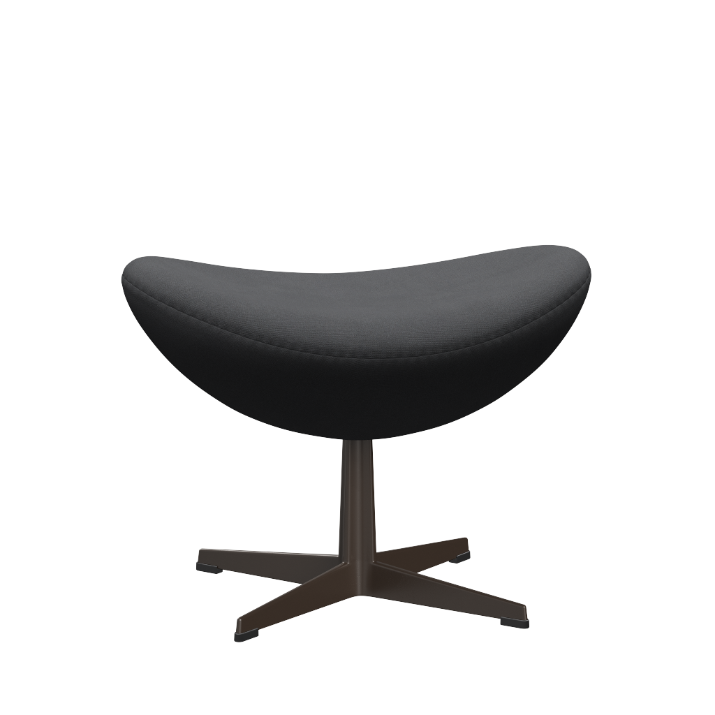 3127 Fotpall till Ägget, stativ i brun brons av Arne Jacobsen - Christianshavn - 1172 Grey Uni - Jacobsen Plus