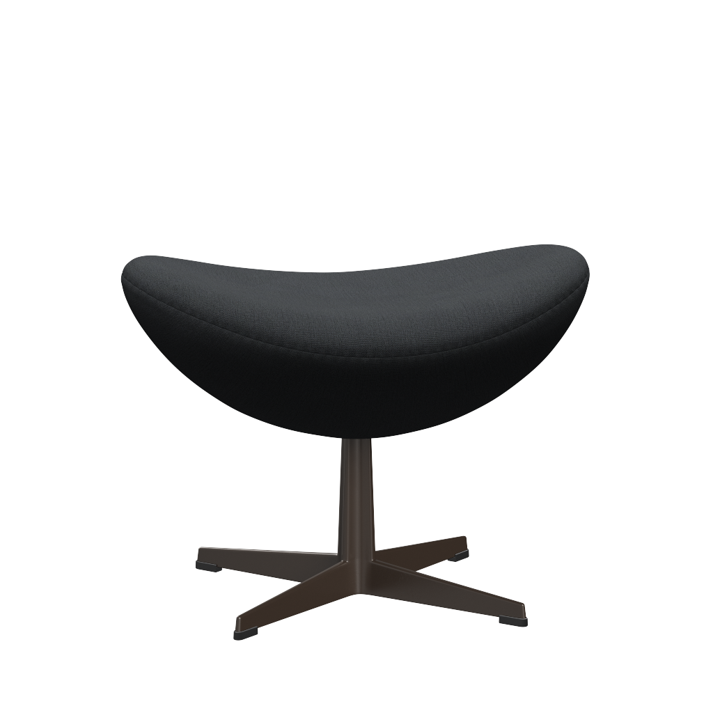 3127 Fotpall till Ägget, stativ i brun brons av Arne Jacobsen - Christianshavn - 1173 Grey - Jacobsen Plus
