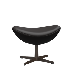 3127 Fotpall till Ägget, stativ i brun brons av Arne Jacobsen