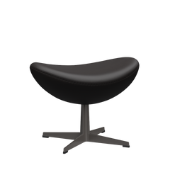 3127 Fotpall till Ägget, stomme i varm grafit av Arne Jacobsen