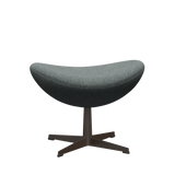 3127 Fotpall till Ägget, stativ i brun brons av Arne Jacobsen - Hallingdal - 130 Grey - Jacobsen Plus
