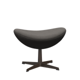 3127 Fotpall till Ägget, stativ i brun brons av Arne Jacobsen - Hallingdal - 143 Grey/Dark - Jacobsen Plus