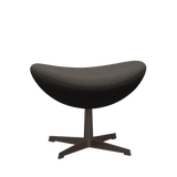 3127 Fotpall till Ägget, stativ i brun brons av Arne Jacobsen - Hallingdal - 153 Light Charcoal - Jacobsen Plus