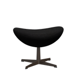 3127 Fotpall till Ägget, stativ i brun brons av Arne Jacobsen - Hallingdal - 180 Charcoal - Jacobsen Plus