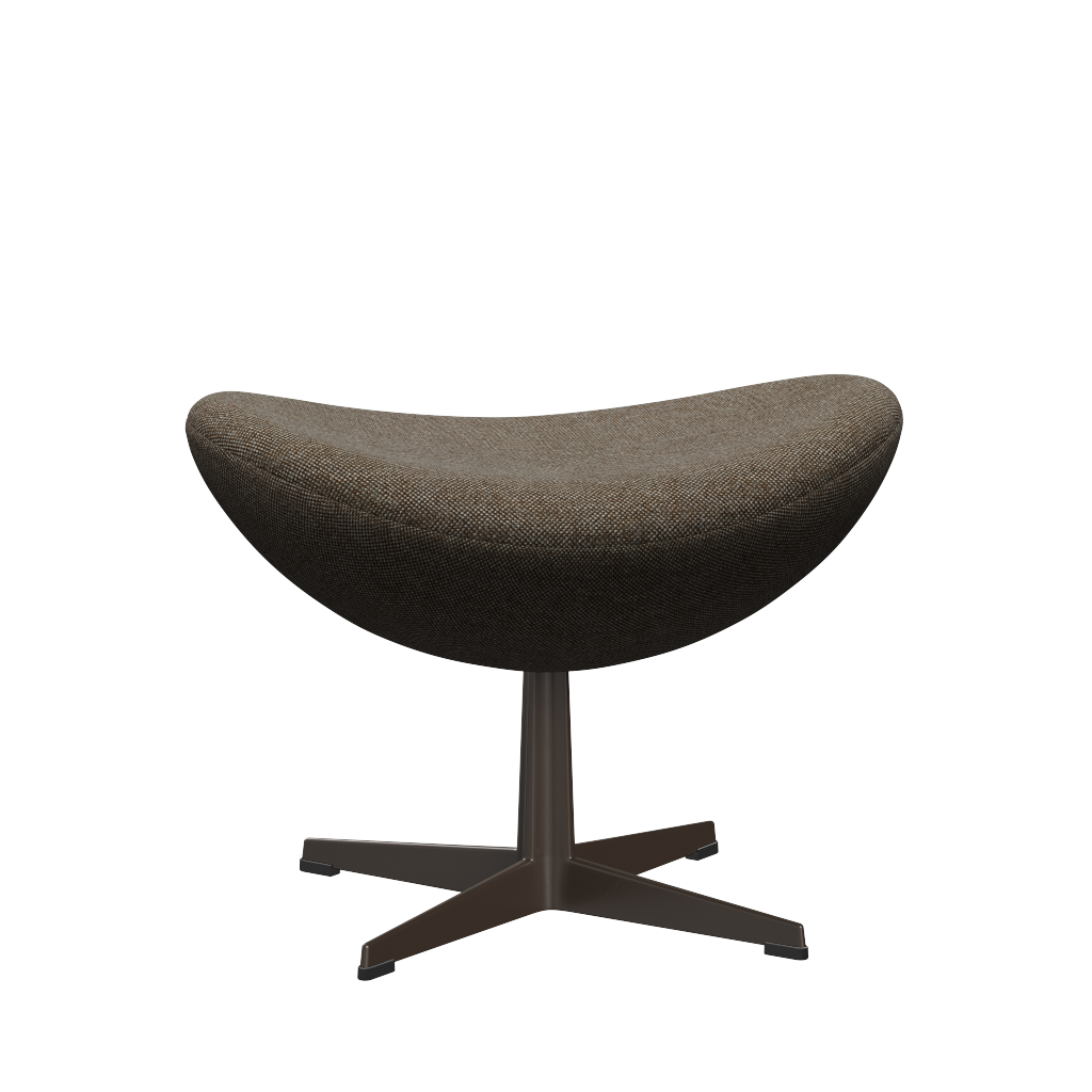 3127 Fotpall till Ägget, stativ i brun brons av Arne Jacobsen - Hallingdal - 270 Brown/Grey - Jacobsen Plus