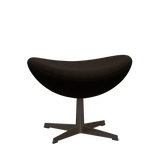 3127 Fotpall till Ägget, stativ i brun brons av Arne Jacobsen - Hallingdal - 370 Black/Brown - Jacobsen Plus