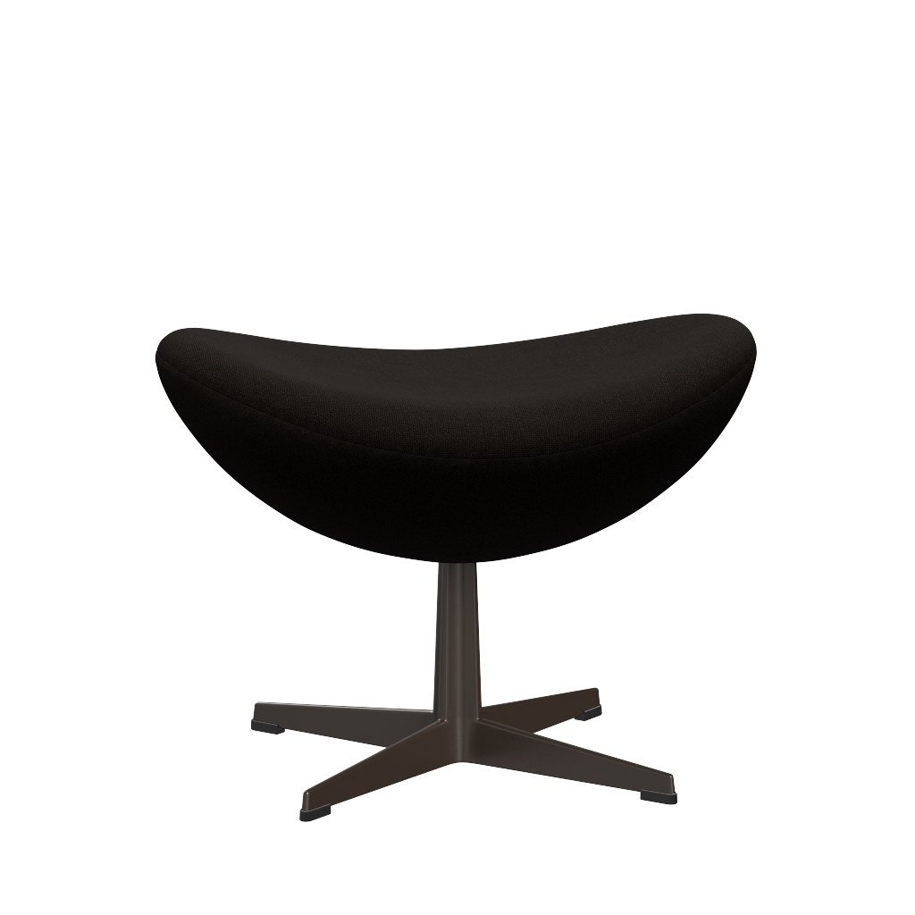 3127 Fotpall till Ägget, stativ i brun brons av Arne Jacobsen - Hallingdal - 390 Dark Brown - Jacobsen Plus