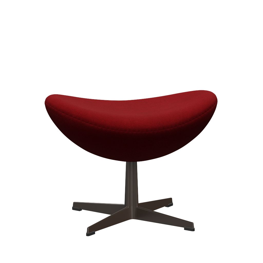 3127 Fotpall till Ägget, stativ i brun brons av Arne Jacobsen - Hallingdal - 657 Red - Jacobsen Plus