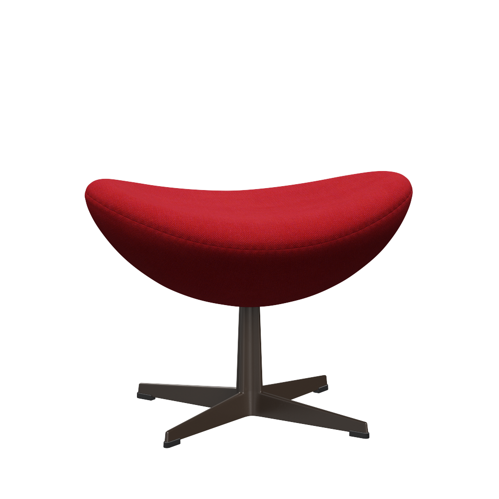 3127 Fotpall till Ägget, stativ i brun brons av Arne Jacobsen - Hallingdal - 680 Red - Jacobsen Plus