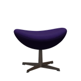 3127 Fotpall till Ägget, stativ i brun brons av Arne Jacobsen - Hallingdal - 702 Purple - Jacobsen Plus