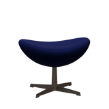 3127 Fotpall till Ägget, stativ i brun brons av Arne Jacobsen - Hallingdal - 773 Dark Blue - Jacobsen Plus