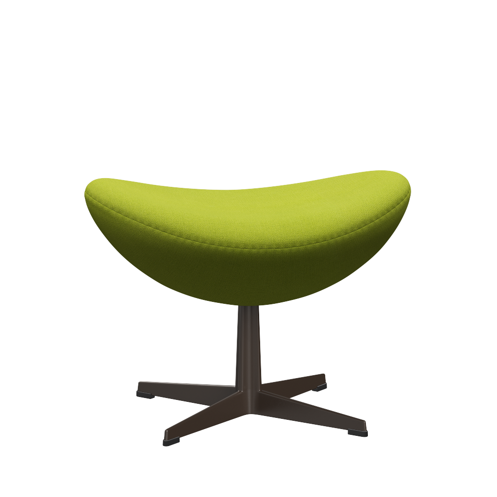 3127 Fotpall till Ägget, stativ i brun brons av Arne Jacobsen - Hallingdal - 907 Lime - Jacobsen Plus