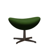 3127 Fotpall till Ägget, stativ i brun brons av Arne Jacobsen - Hallingdal - 960 Grass Green - Jacobsen Plus
