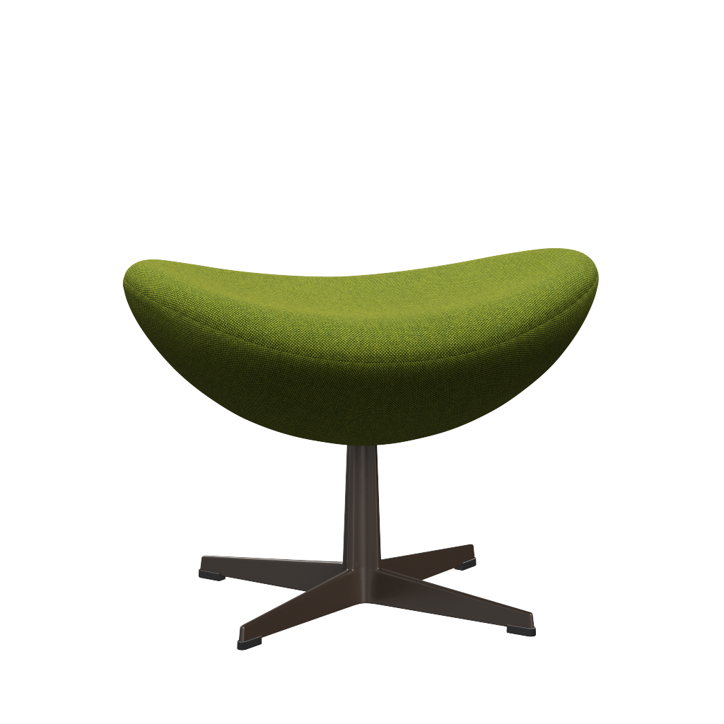 3127 Fotpall till Ägget, stativ i brun brons av Arne Jacobsen - Hallingdal - 980 Green - Jacobsen Plus