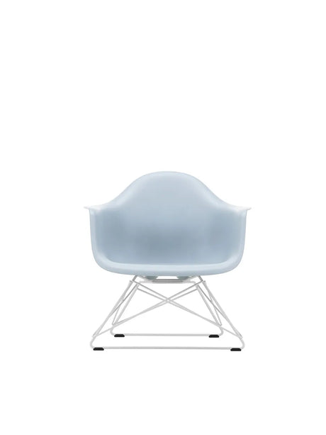 Eames Plastic Armchair LAR, vitlackerad från Vitra - Sea blue - Jacobsen Plus