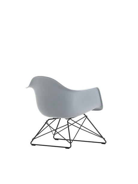 Eames Plastic Armchair LAR, svartlackerad från Vitra - Vallmoröd - Jacobsen Plus