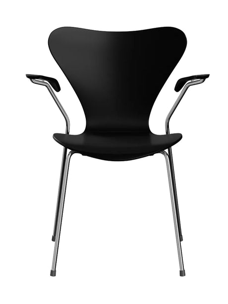 3207 Serie 7 Armstol av Arne Jacobsen - Uden stoppning / Farvet ask / Vit - Jacobsen Plus