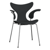 3208 Liljan med armstöd, helklädd av Arne Jacobsen - Christianshavn - 1174 Dark Grey - Jacobsen Plus