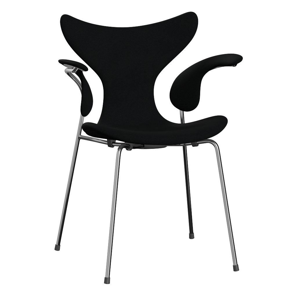 3208 Liljan med armstöd, helklädd av Arne Jacobsen - Christianshavn - 1175 Black Uni - Jacobsen Plus