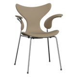 3208 Liljan med armstöd, helklädd av Arne Jacobsen - Christianshavn - 1222 Warm Grey - Jacobsen Plus