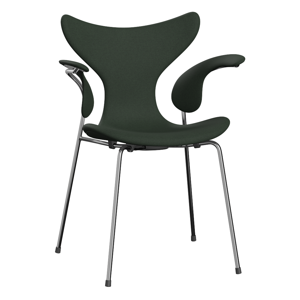 3208 Liljan med armstöd, helklädd av Arne Jacobsen - Christianshavn - 1262 Forrest Green - Jacobsen Plus