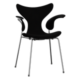 3208 Liljan med armstöd, helklädd av Arne Jacobsen - Hallingdal - 190 Black - Jacobsen Plus