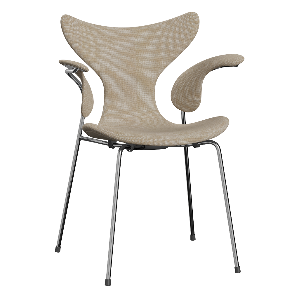 3208 Liljan med armstöd, helklädd av Arne Jacobsen - Hallingdal - 200 Sand - Jacobsen Plus