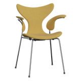 3208 Liljan med armstöd, helklädd av Arne Jacobsen - Hallingdal - 407 Yellow/White - Jacobsen Plus
