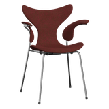 3208 Liljan med armstöd, helklädd av Arne Jacobsen - Hallingdal - 660 Red/Green - Jacobsen Plus