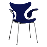 3208 Liljan med armstöd, helklädd av Arne Jacobsen - Hallingdal - 753 Ultra Marine - Jacobsen Plus