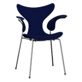 3208 Liljan med armstöd, helklädd av Arne Jacobsen - Hallingdal - 773 Dark Blue - Jacobsen Plus