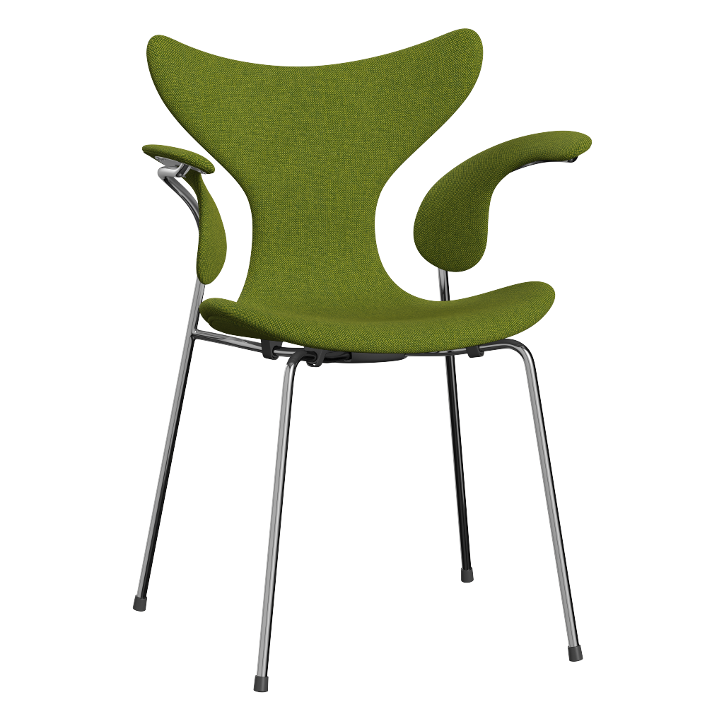 3208 Liljan med armstöd, helklädd av Arne Jacobsen - Hallingdal - 980 Green - Jacobsen Plus