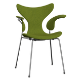 3208 Liljan med armstöd, helklädd av Arne Jacobsen - Hallingdal - 980 Green - Jacobsen Plus