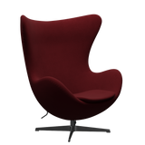 3316 Ägget loungestol, stomme i svart av Arne Jacobsen - Christianshavn - 1140 Red Uni - Jacobsen Plus