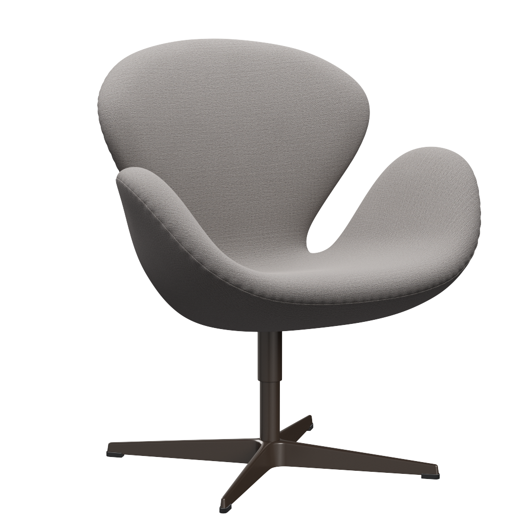 3320 Svanen Loungefåtölj, stomme i brun brons av Arne Jacobsen - Christianshavn - 1121 Beige - Jacobsen Plus