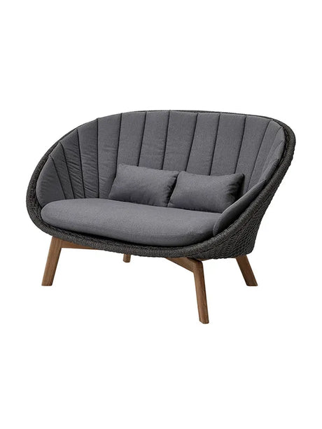 Peacock 2-sits Soffa, Soft Rope från Cane-line - Jacobsen Plus