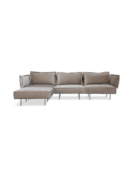 Chaiselounge-soffa från HANDVÄRK - Dark grey - Jacobsen Plus