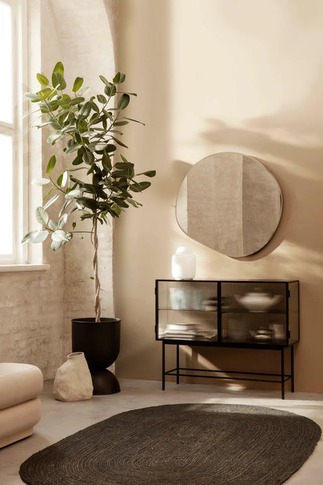 Pond Mirror XL, Mässing från Ferm Living - 2 - Jacobsen Plus