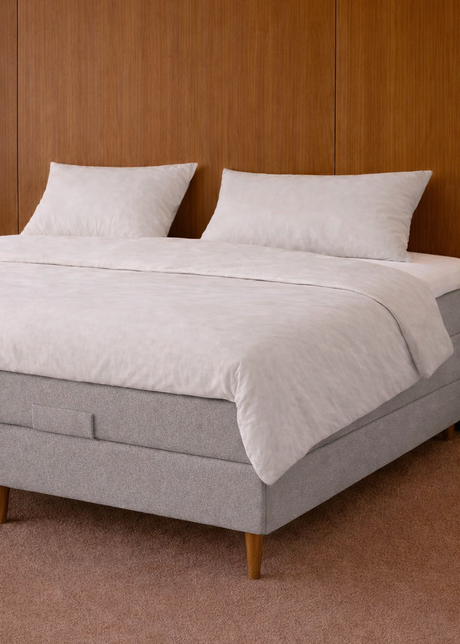Jacobsen Plus Beds – Elevationssäng, Sand - 180 x 200 cm / Medium-medium - Jacobsen Plus