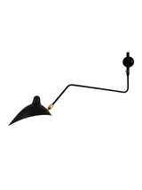 Big vägglampa med 1 böjd arm av Serge Mouille - 1 - Jacobsen Plus