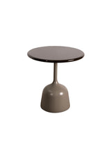 Glaze Soffbord, litet från Cane-line - Black / Taupe aluminium - Jacobsen Plus