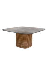 Mellow Trädgårdsbord, kvadratiskt från Cane-line - Taupe - Jacobsen Plus