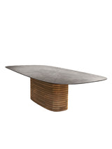 Mellow trädgårdsbord, ovalt, stort från Cane-line - Taupe - Jacobsen Plus