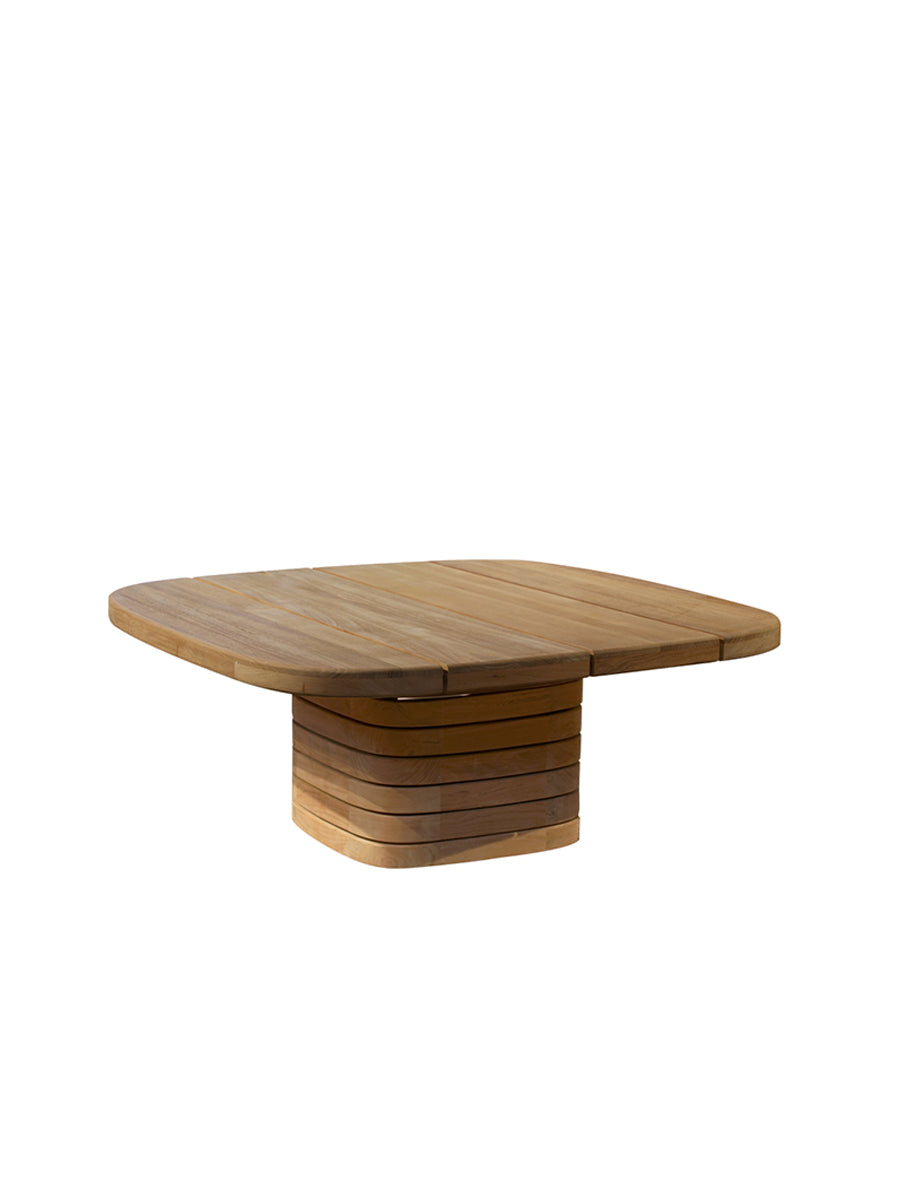 Mellow utomhussoffbord, kvadratiskt, litet från Cane-line - Teak - Jacobsen Plus