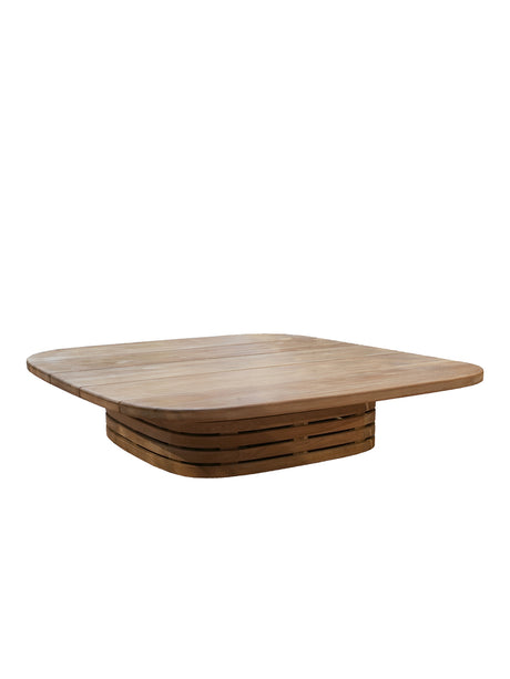 Mellow utomhussoffbord, kvadratiskt, stort från Cane-line - Teak - Jacobsen Plus