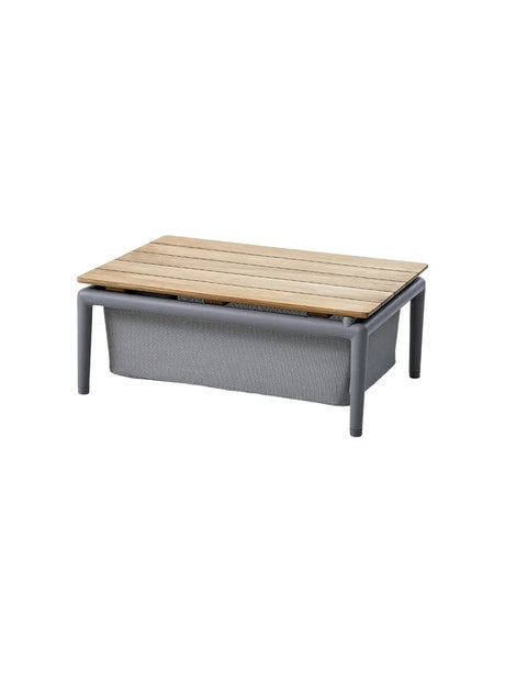 Conic Box bord från Cane-line - Light grey - Jacobsen Plus