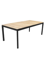 Drop Matbord med 120 cm utdrag, Teak/lavagrå från Cane-line - 1 - Jacobsen Plus